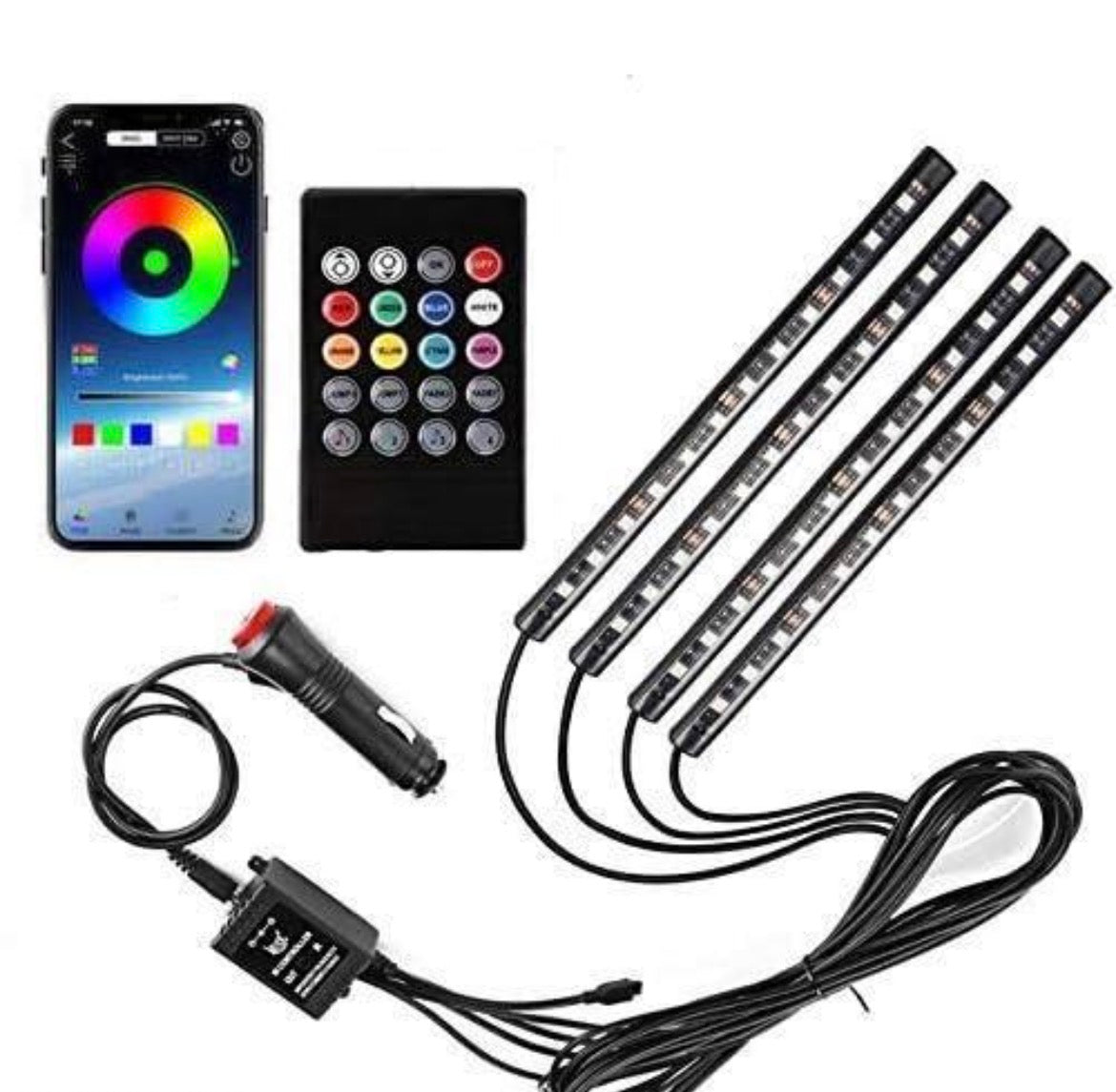 Atmosphere Interior Light Under Dashboard with Remote