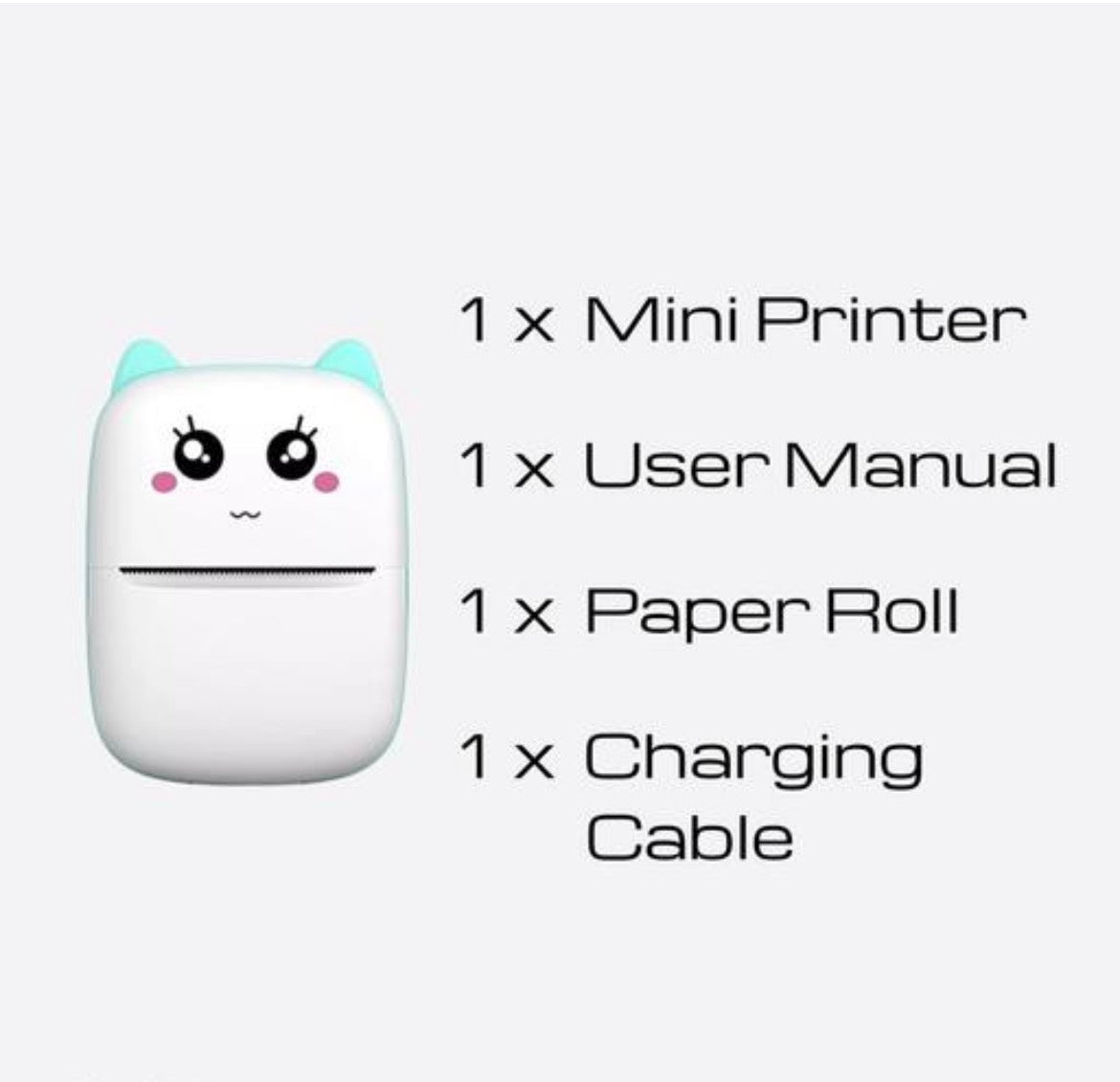 Mini Thermal Printer Inkless
Rechargeable Printer For Notes